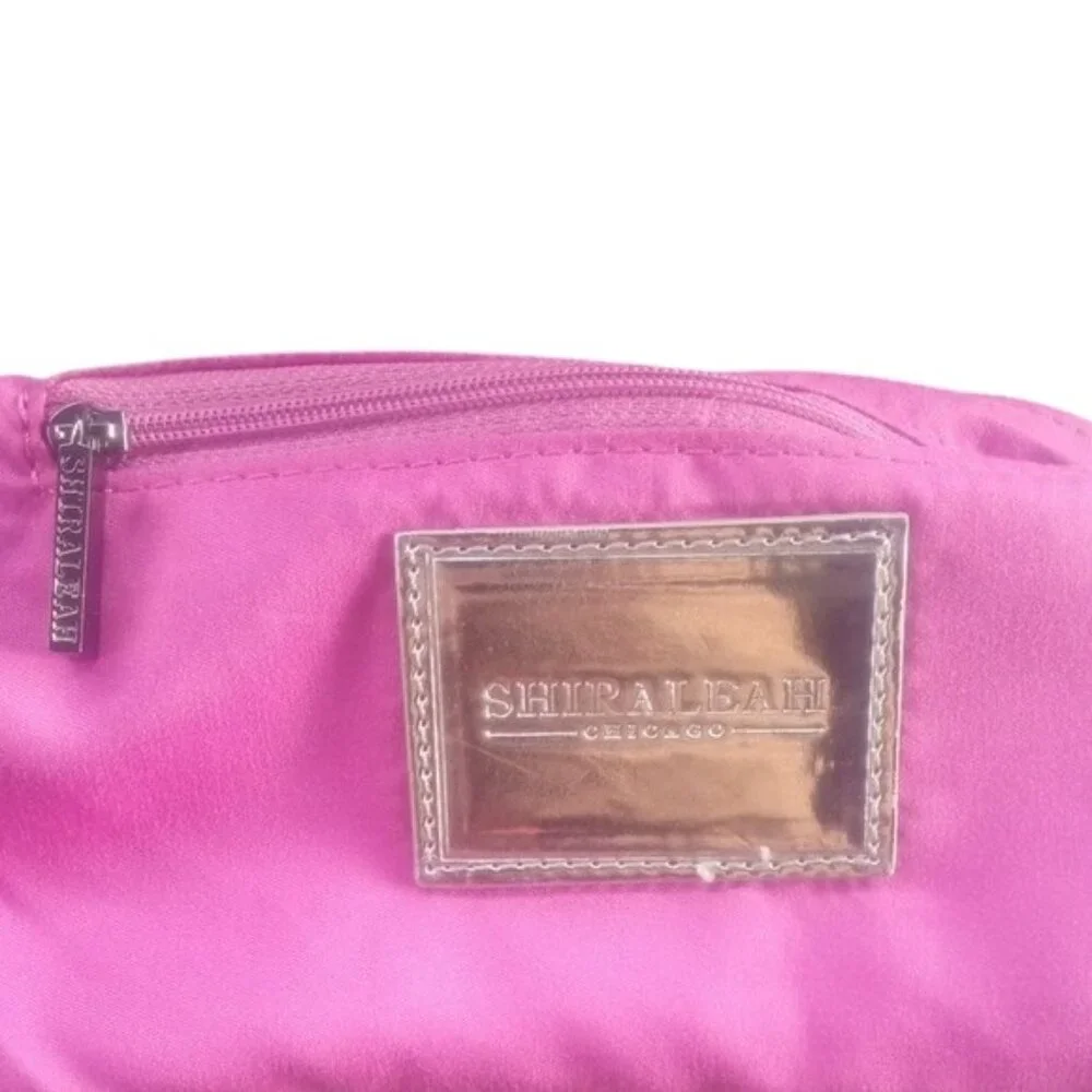 Shiraleah Chicago Silver Metallic Clutch GUC